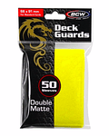 Protectores BCW Double Matte Amarillo - Standard 