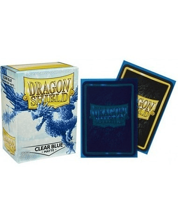 Protectores Dragon Shield Clear Blue Matte - Standard