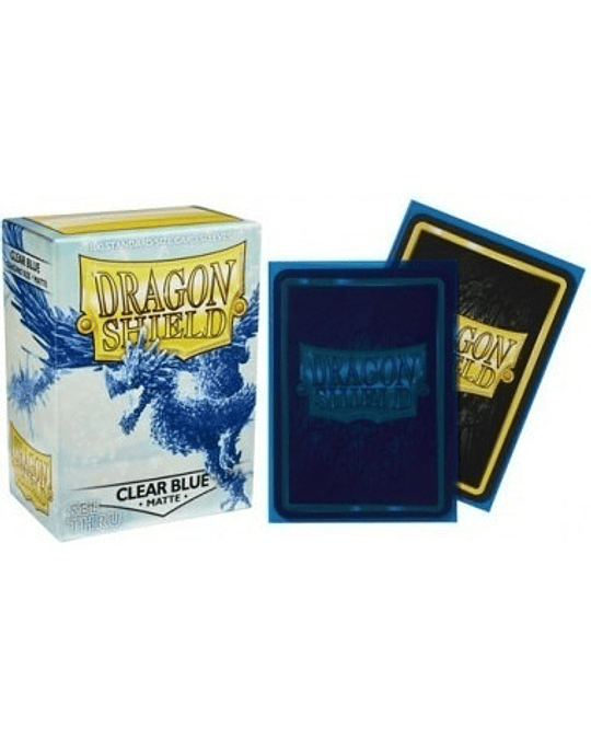 Protectores Dragon Shield Clear Blue Matte - Standard