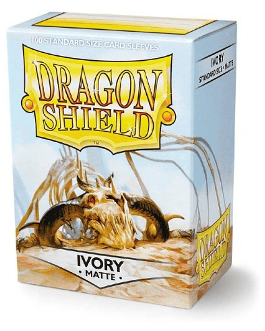 Protectores Dragon Shield Ivory Matte - Standard