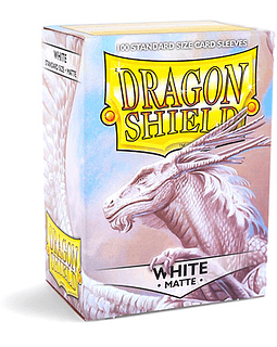 Protectores Dragon Shield White Matte - Standard