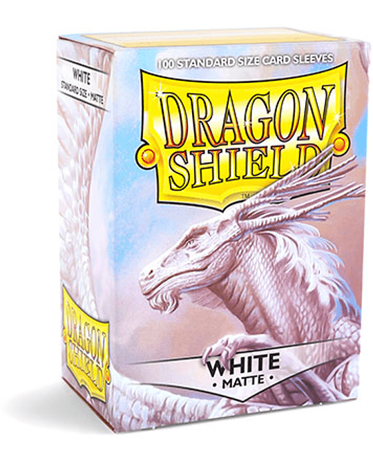 Protectores Dragon Shield White Matte - Standard