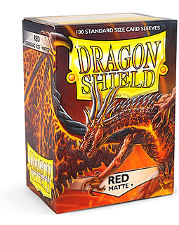 Protectores Dragon Shield Red Matte - Standard