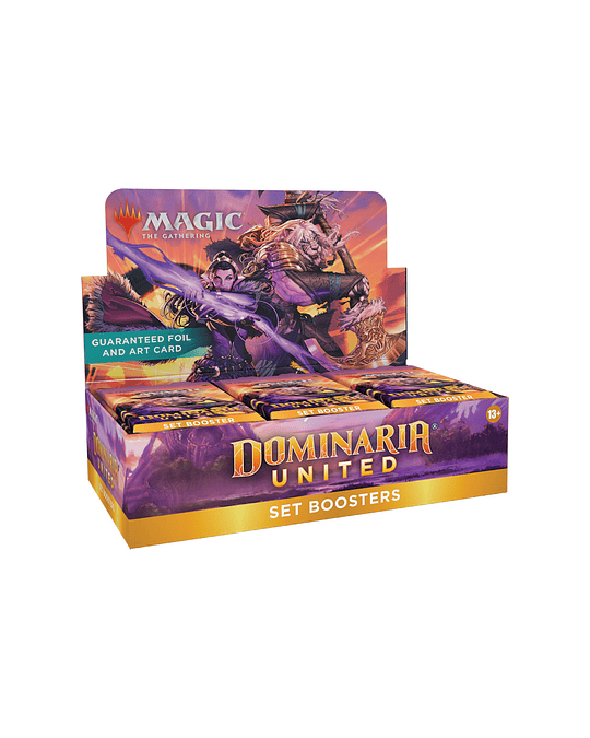 Pre Venta - Caja de Set Boosters: Dominaria United + Buy a Box - Ingles