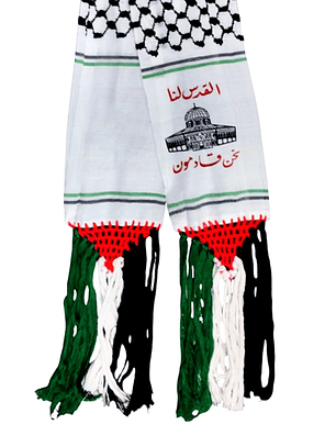 Bufanda palestina tipo Kufiyeh