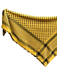 Kufiya Original amarillo y negro 130 x 130 cm - Miniatura 2