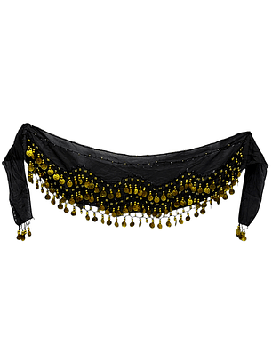 Caderín básico 3 filas de monedas - danza árabe 