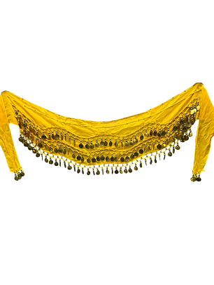 Caderín básico 3 filas de monedas - danza árabe 