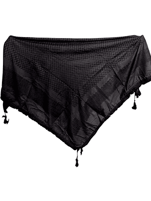 Kufiya original negro completo 130x130cm