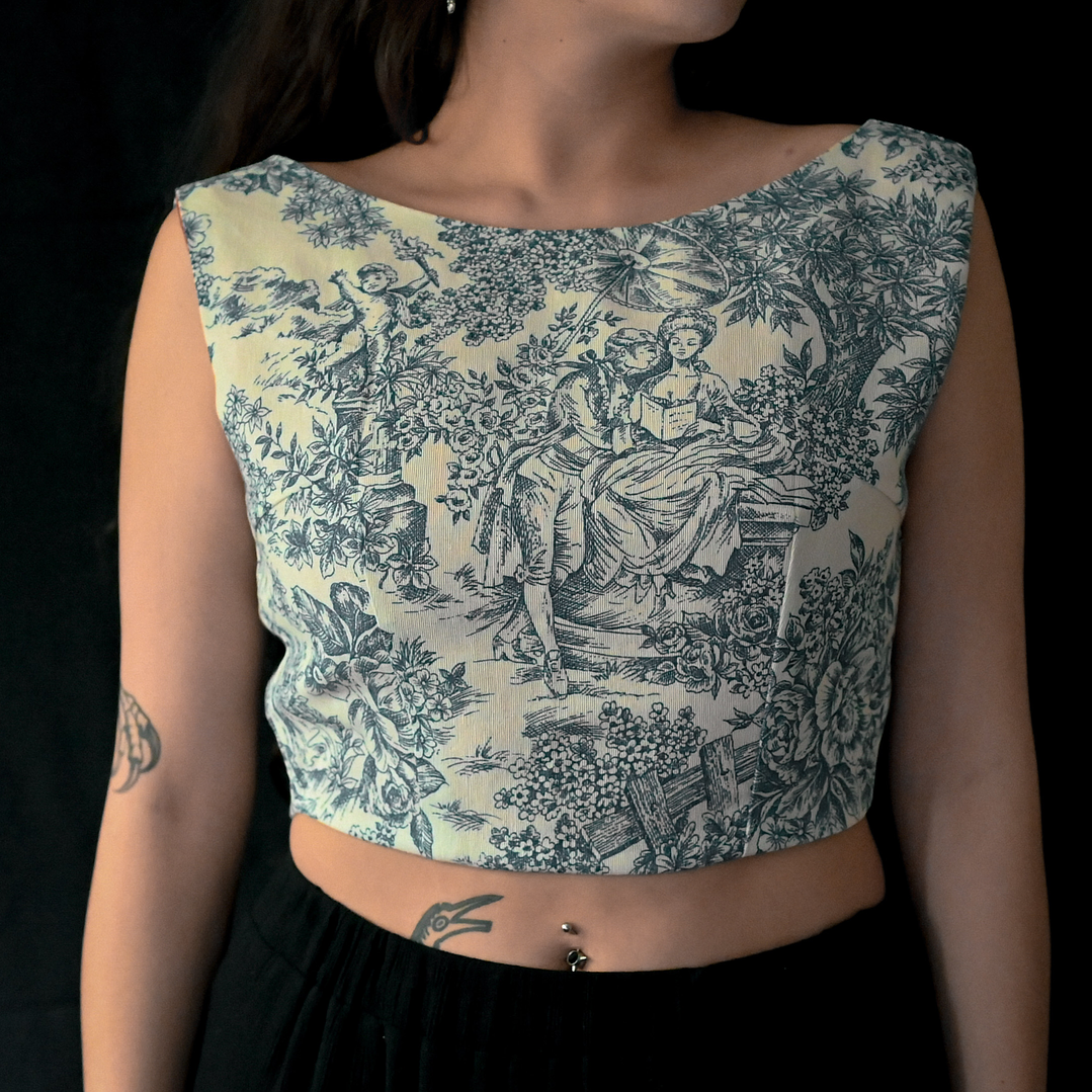 Top Toile de Jouy  1