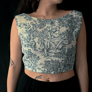 Top Toile de Jouy 