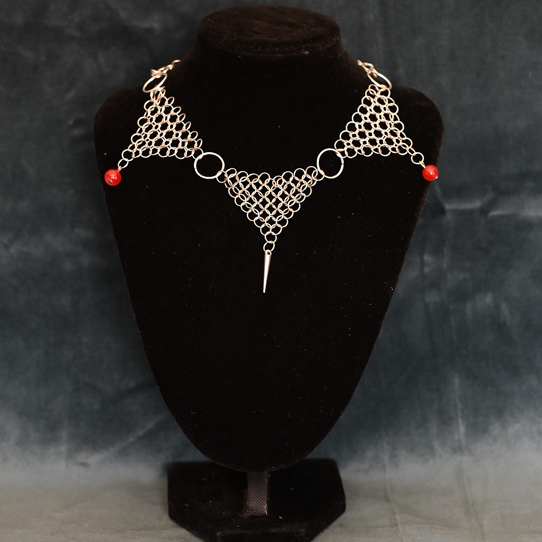 Collar Juglar Rojo 1