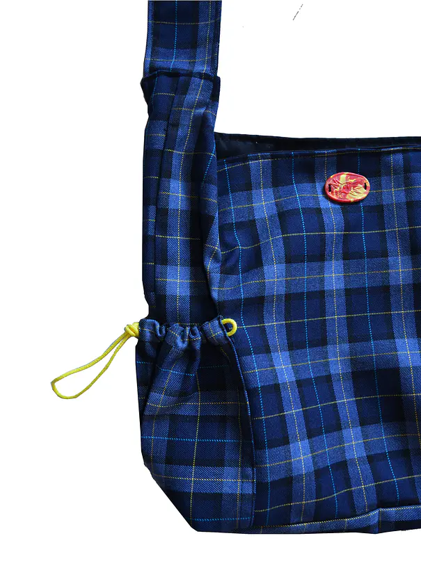 Porta-Proyecto Azul (Bolso de Tejido) 2