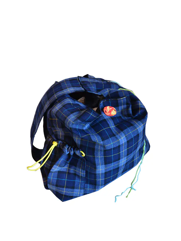 Porta-Proyecto Azul (Bolso de Tejido) 4