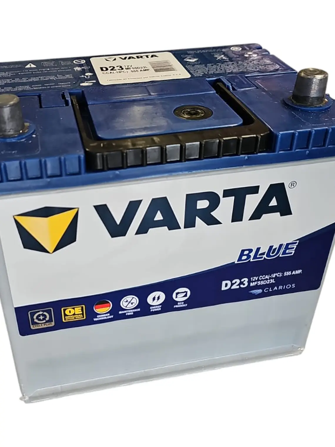 Batería Varta Blue Dynamic 60Ah 555CCA D23 (55D23L) 12V 3