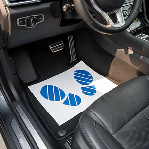 Kit de Protección Interior Desechable para Auto – 5 Piezas, 500 Juegos