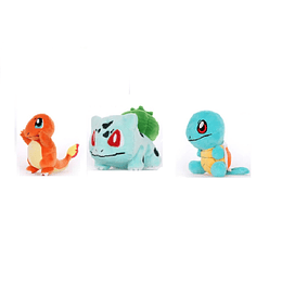 Pokémon Charmander Squirtle Y Bulbasaur 18 Cm