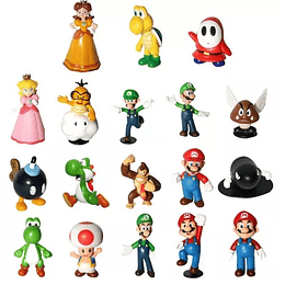 Mario Bros Set 18 Figuras