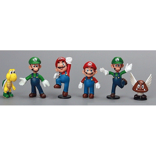 Mario Bros Set 18 Figuras