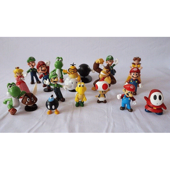 Mario Bros Set 18 Figuras