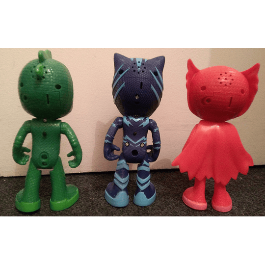 Pj Mask Set 3 Figuras Articuladas