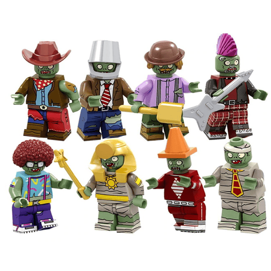 Plantas vs Zombies Set 8 Legocompatibles (Modelo 2)