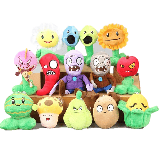 Plantas vs Zombies Set 14 Peluches