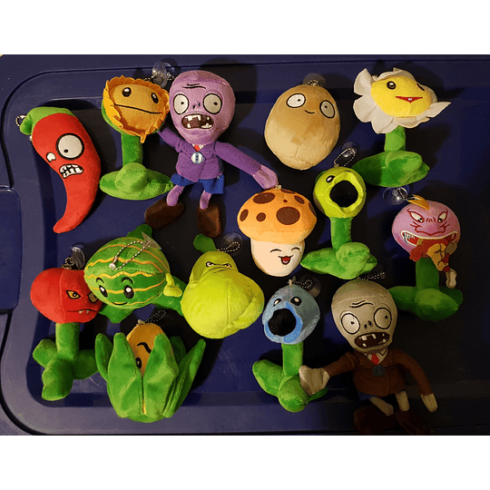 Plantas vs Zombies Set 14 Peluches