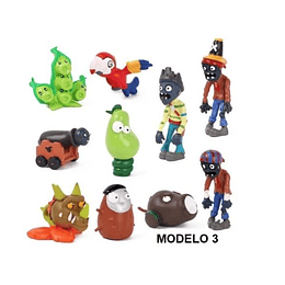 Plantas vs Zombies Set 10 Figuras (Modelo 3)