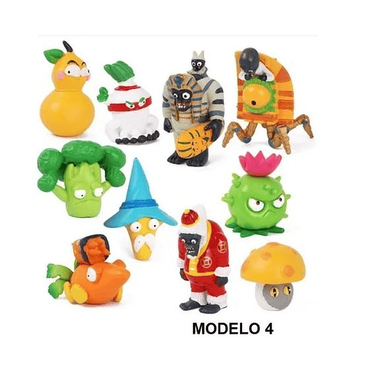 Plantas vs Zombies Set 10 Figuras﻿ (Modelo 4)
