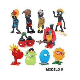Plantas vs Zombies Set 10 Figuras﻿ (modelo 5)