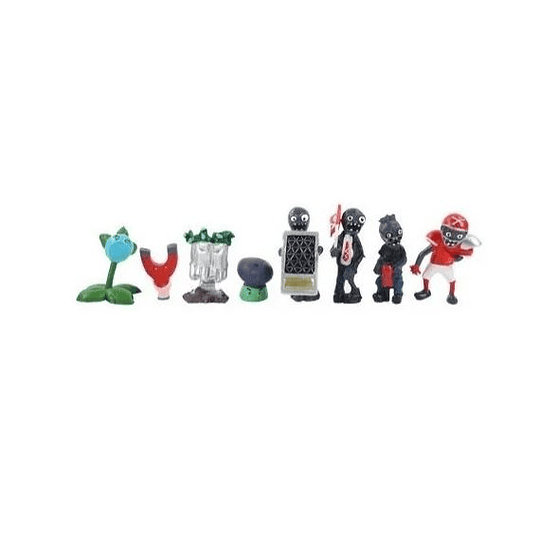 Plantas vs Zombies Set 8 Figuras (Modelo 1)