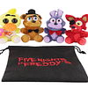 Five Nights at Freddys Set de 4 Peluches + Bolso