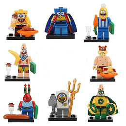 Bob Esponja Set 8 Legocompatibles