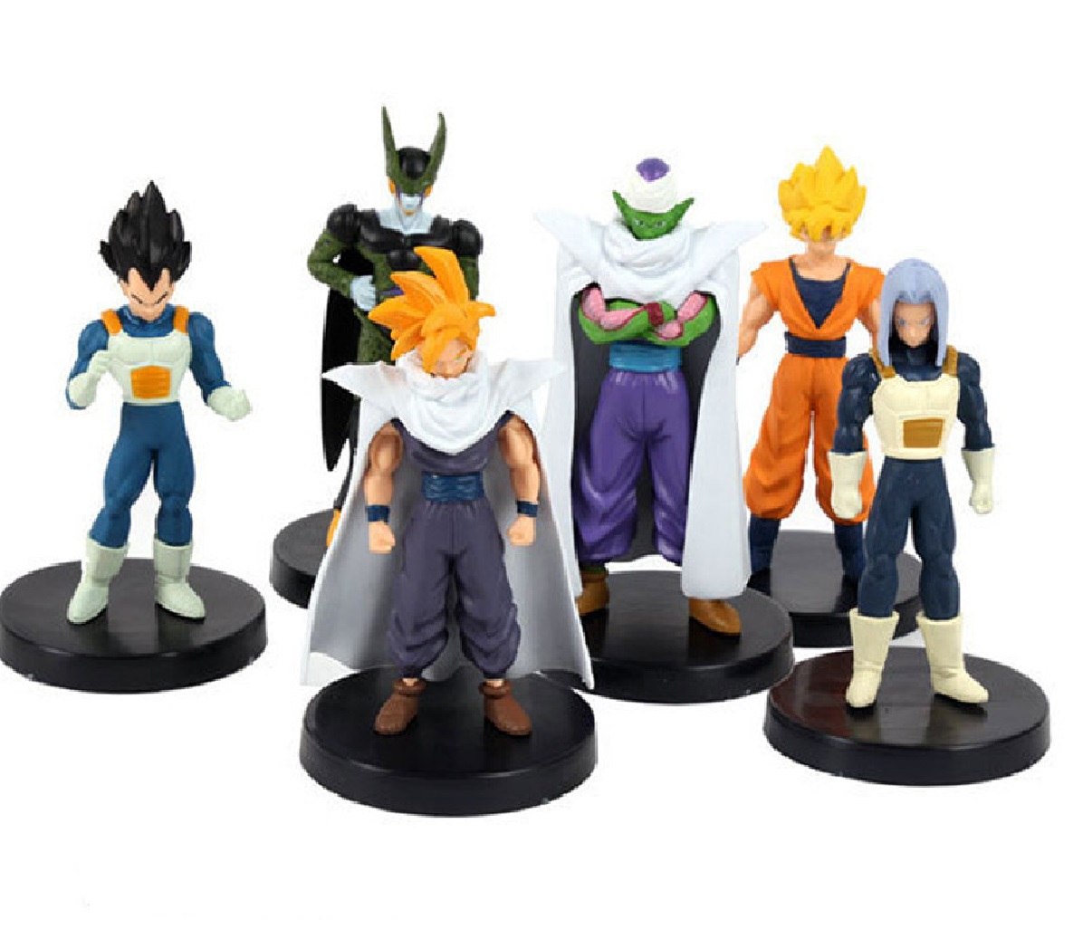 Dragon Ball Z Set 6 Figuras - Incluyen Base (Modelo 4)
