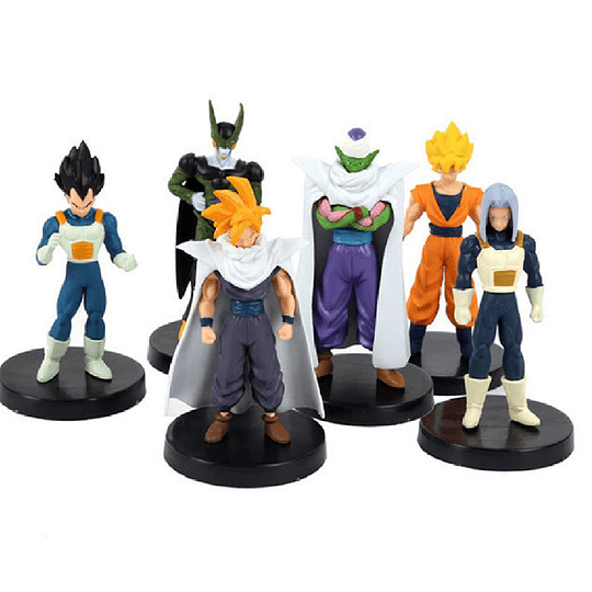 Dragon Ball Z Set 6 Figuras - Incluyen Base (Modelo 4)