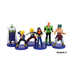 Dragon Ball Z Set 6 Figuras - Incluyen Base (Modelo 2)