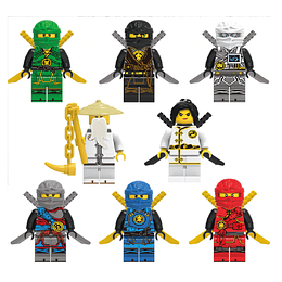 Ninjago Set 8 legocompatibles (Modelo 1)