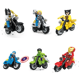 Super Héroes Set 6 Legocompatibles (Modelo 1)
