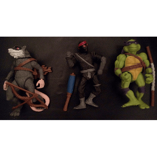 Tortugas Ninja Set 6 Figuras Articuladas (Modelo 1)