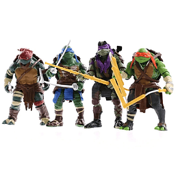 Tortugas Ninja Set 4 Figuras Articuladas