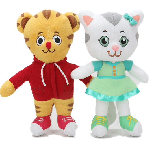 Daniel el tigre Set 2 peluches Daniel y Katerina