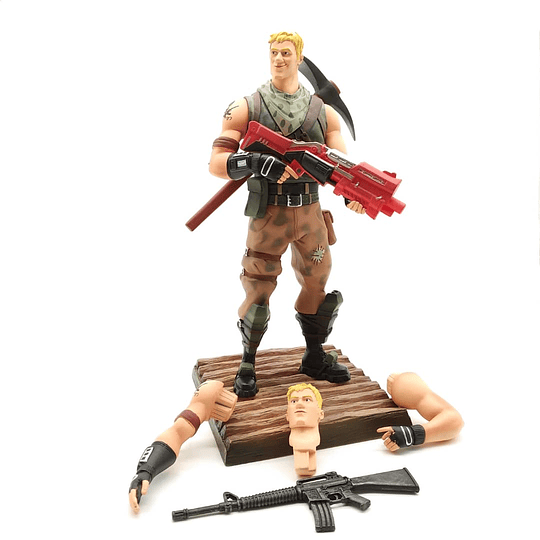 Fortnite Figura con armas, cara y brazos intercambiables