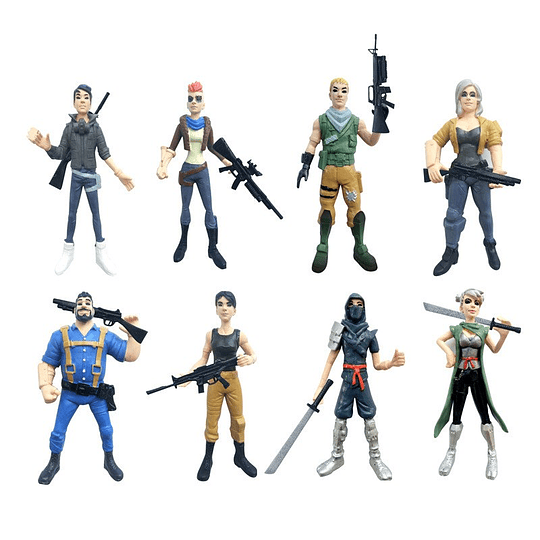 Fortnite Set 8 Figuras 12 CM