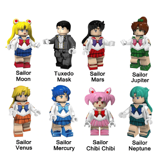 Sailor Moon Set 8 Legocompatibles