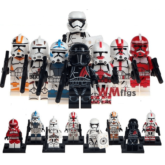 Star Wars Set 8 Figuras Lego compatibles