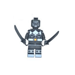Power Ranger Legocompatible power ranger Negro