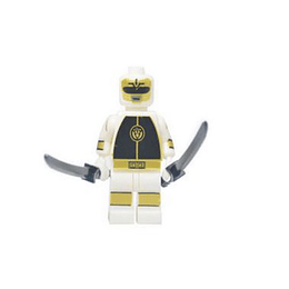 Power Ranger Legocompatible power ranger Blanco