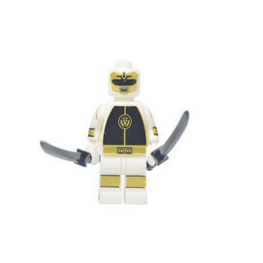 Power Ranger Legocompatible power ranger Blanco