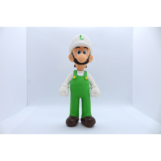 Mario Bros Figura Luigi de Fuego 12 cm